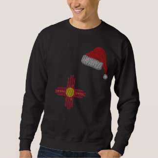 New Mexico Weihnachts-Weihnachtsmannmütze Sweatshirt