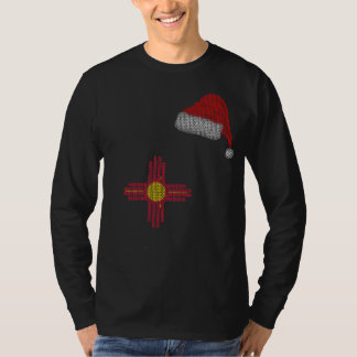 New Mexico Weihnachts-Weihnachtsmannmütze T-Shirt