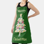 New Mexico Weihnachtsschmuck Zia Red Green Blue Schürze (InSitu)