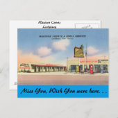 New Mexico, Western Courts, Lordsburg Postkarte (Vorne/Hinten)