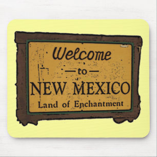 New Mexico Willkommensschild Souvenir Mousepad