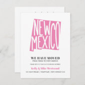 NEW MEXICO Wir haben neue Adresse Neue Zuhause ver Postkarte (Vorne/Hinten)