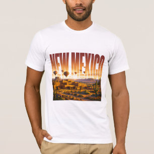 New Mexico Wüstenballons Südwest-Abenteuer T-Shirt