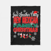 New Mexico Xmas Another Crazy New Mexican Family C Fleecedecke (Vorderseite)