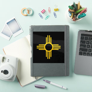 New Mexico Yellow Zia Sonne Aufkleber