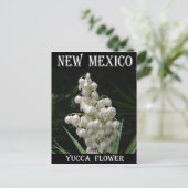 New Mexico Yucca-Blume Postkarte (Stehend Vorderseite)