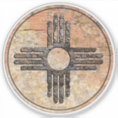 New Mexico Zia - Gesprächskanonen, New Mexico Aufkleber (Vorderseite)