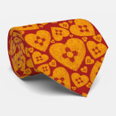 New Mexico Zia Heart Krawatte (Gerollt)