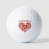 New Mexico Zia Herz Golfball (Vorderseite)