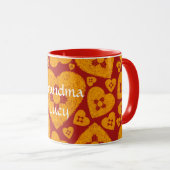 New Mexico Zia Herz Tasse (VorderseiteRechts)