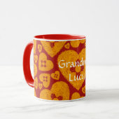 New Mexico Zia Herz Tasse (Vorderseite Links)