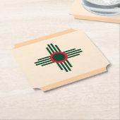 New Mexico Zia Sun Christams Untersetzer (angewinkelt)