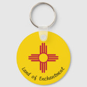 New Mexico Zia Sun Schlüsselanhänger ID Tag IHRER (Rückseite)