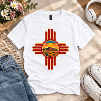 New Mexico Zia Sun Wüsten Vintage T-Shirt
