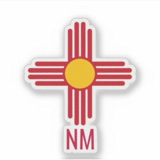 New Mexico Zia symbol Aufkleber