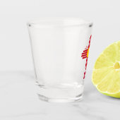 New Mexico Zia symbol Schnapsglas (Links)