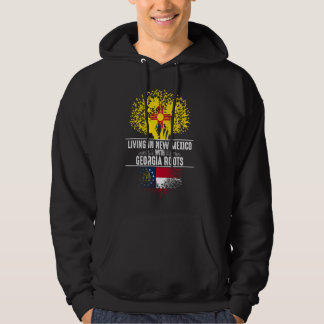 New Mexico Zuhause Georgia Roots Staat Tree Flag Hoodie