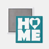 New Mexico Zuhause Heart Staat Kühlschrankmagnet (Vorderseite/Rückseite)