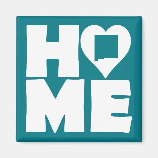 New Mexico Zuhause Heart Staat Kühlschrankmagnet (Vorne)