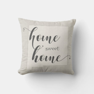 New Mexico - Zuhause Sweet Zuhause Burlap-Look Kissen