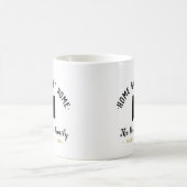 New Mexico Zuhause Sweet Zuhause Family Monogram T Kaffeetasse (Mittel)