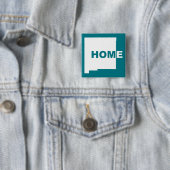 New Mexico Zuhause weg vom Staat Button Abzeichen (Beispiel)