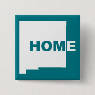 New Mexico Zuhause weg vom Staat Button Abzeichen 