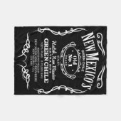 New Mexico's Old No. 1 Hatch Green Chile Novelty D Fleecedecke (Vorderseite (Horizontal))