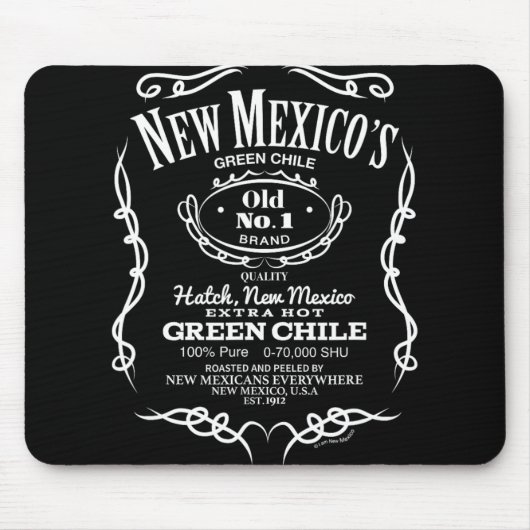 New Mexico's Old No. 1 Hatch Green Chile Novelty D Mousepad (Vorne)