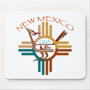 New-Mexicos Roadrunner u. Zia Mousepad