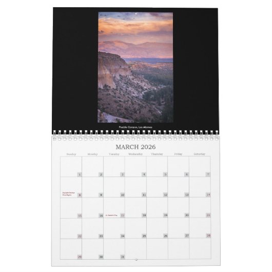 New Mexiko 2018-2019 15-monatiger Kalender (Mär 2026)