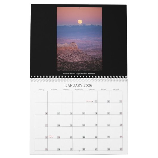 New Mexiko 2018-2019 15-monatiger Kalender (Jan 2026)