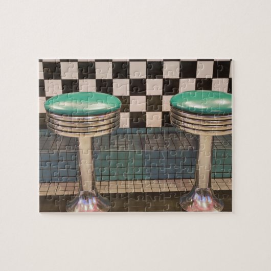 New Mexiko, Albuquerque. Das Restaurant 66 entlang Puzzle (Horizontal)