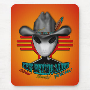 New-Mexiko alien Mousepad