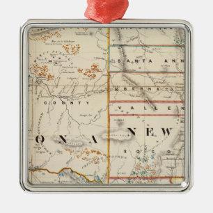 New Mexiko, Arizona Silbernes Ornament