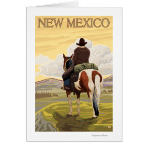 New Mexiko des Cowboy-(Ansicht von der Rückseite)