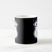 New Mexiko des Weg-66 Kaffeetasse (Mittel)