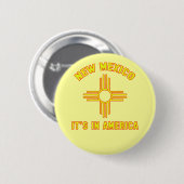 New Mexiko - es ist in Amerika Button (Vorne & Hinten)