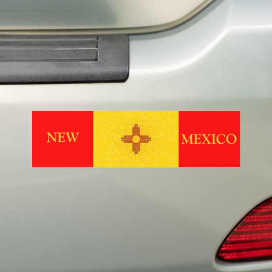 NEW MEXIKO-FLAGGE AUTOAUFKLEBER (Auf Auto)