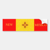 NEW MEXIKO-FLAGGE AUTOAUFKLEBER (Vorne)