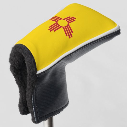 New Mexiko-Flagge Golf Headcover (3/4 Vorderseite)