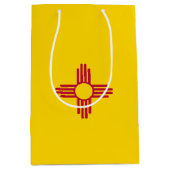 New Mexiko-Flagge Mittlere Geschenktüte (Vorderseite)