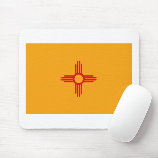 New Mexiko-Flagge Mousepad (Mit Mouse)