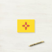 New Mexiko-Flagge Post-it Klebezettel (Auf Schreibtisch)