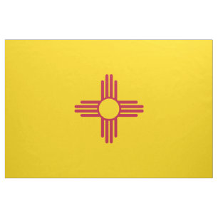New Mexiko-Flagge Stoff