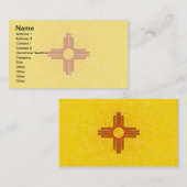 NEW MEXIKO-FLAGGE Visitenkarten Visitenkarte (Vorne/Hinten)