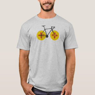 New Mexiko-Flaggen-Radfahren T-Shirt