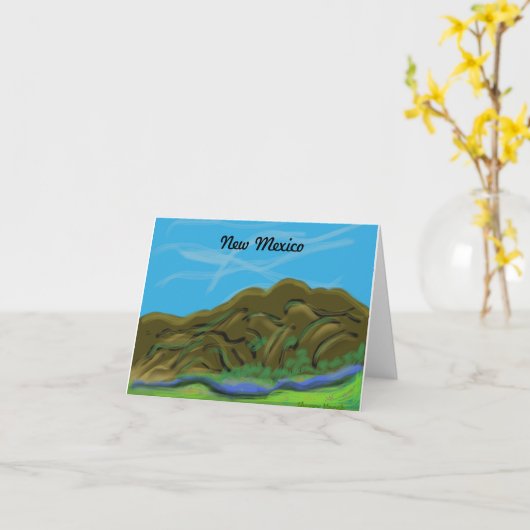 New Mexiko-Gebirgsanmerkungs-Karte Karte (Gelbe Blume)