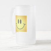 New Mexiko-Gesicht Mattglas Bierglas (Vorderseite Links)