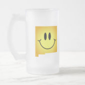New Mexiko-Gesicht Mattglas Bierglas (Links)